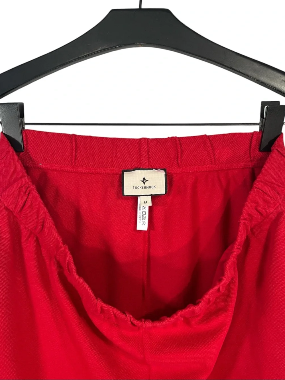 Tuckernuck Red Pique Wyatt Shorts Size Medium